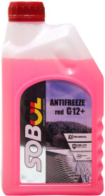 Готовый антифриз Sobol G12+ красный -30 °C
