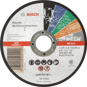Круг отрезной Bosch 2608602383 125 мм