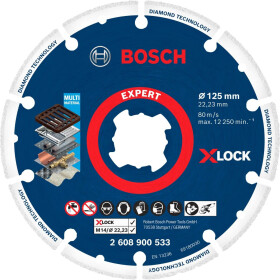 Круг відрізний Bosch Diamond Metal Wheel X-Lock 2608900533 125 мм