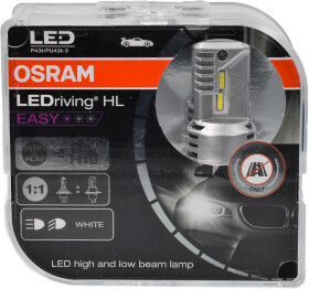 Автолампа Osram LEDriving HL Easy H4/H19 P43t 18 W 19 W 64193DWESY-HCB