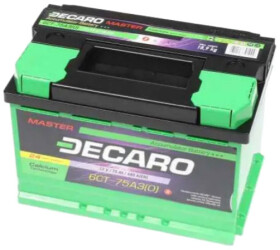 Аккумулятор DECARO 6 CT-75-R Master 67530M