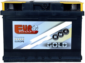 Аккумулятор EUROKRAFT 6 CT-60-R Gold 00153044