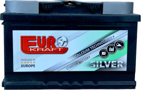 Акумулятор EUROKRAFT 6 CT-77-R Silver 00147691