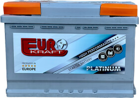 Аккумулятор EUROKRAFT 6 CT-78-R Platinum 00147116
