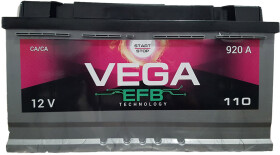 Аккумулятор VEGA 6 CT-110-R EFB Start Stop V110092013