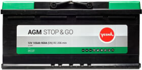 Аккумулятор Vesna 6 CT-105-R Stop&Go AGM 314105