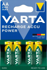 Акумуляторна батарейка Varta Recharge Accu 56706101404 2100 mAh 4 шт