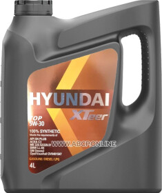 Моторное масло Hyundai XTeer TOP 5W-30 синтетическое