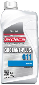 Готовий антифриз Ardeca Coolant Plus G11 синьо-зелений -35 °C
