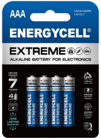 Батарейка Energycell Extreme EN24EX-B4 AAA (мізинчикова) 1,5 V 4 шт