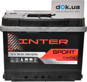 Аккумулятор Inter 6 CT-60-R Sport 4820219073918