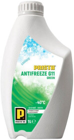 Готовый антифриз Prista G11 зеленый -40 °C