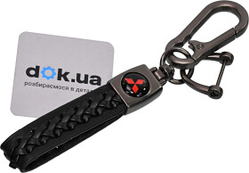 Брелок Vitol з логотипом Mitsubishi чорний 60362