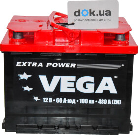 Аккумулятор VEGA 6 CT-60-L Econom V60048113