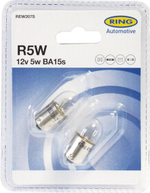 Автолампа Ring R5W BA15s 5 W прозрачная rew207s