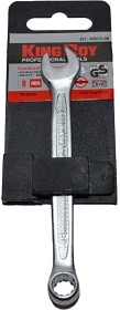 Ключ ріжково-накидний King Roy KRCS-08 I-подібний 8 мм