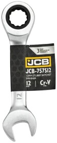 Ключ комбинированный трещоточный JCB JCB-757S12 I-образный 12 мм