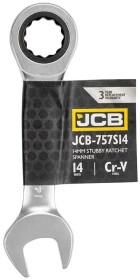 Ключ комбинированный трещоточный JCB JCB-757S14 I-образный 14 мм