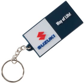 Брелок Suzuki Way of Life с логотипом синий + белый 990F0-WAYOL-KEY
