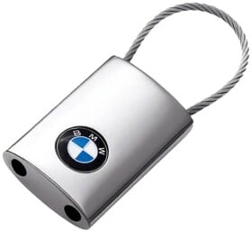Брелок BMW с логотипом серый 80560443284