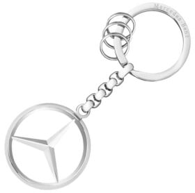 Брелок Mercedes-Benz с логотипом серый B66953834