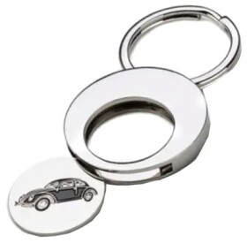 Брелок VAG Beetle сірий 000087703DJJKA