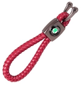 Брелок Vitol с логотипом Skoda красный 52682