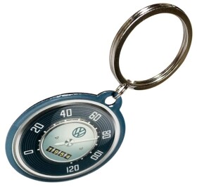 Брелок Nostalgic art Tacho с логотипом Volkswagen черный + синий 48022