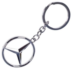 Брелок Vitol с логотипом Mercedes-Benz серый 00000031613