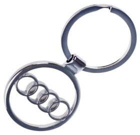 Брелок Vitol с логотипом Audi серый 00000031628