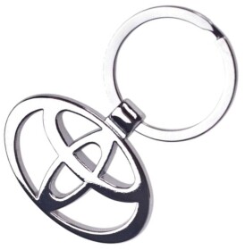 Брелок Vitol с логотипом Toyota серый 00000031621