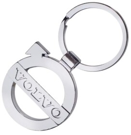Брелок Vitol с логотипом Volvo серый 00000031624