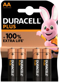 Батарейка Duracell Plus 5000394140851 AA (пальчикова) 1,5 V 4 шт