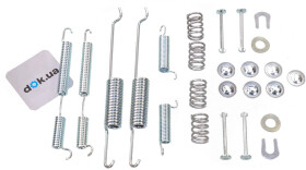 Монтажный комплект барабанных тормозных колодок Delphi LY1092