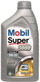Моторное масло Mobil Super 3000 Formula F 5W-20 синтетическое