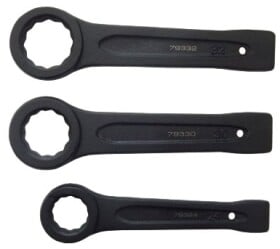 Ключ накидной ударный Forcekraft FK-79375 I-образный 75 мм
