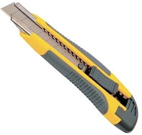 Нож канцелярский MasterTool 17-0119 сегментированное