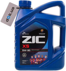 Моторна олива ZIC X5 5W-30 напівсинтетична