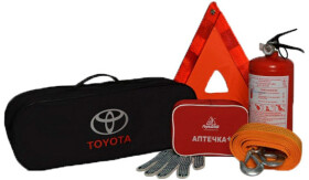 Набор автомобилиста Poputchik 01-080-L черный Toyota