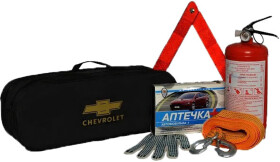 Набор автомобилиста Poputchik 01-037-L черный Chevrolet