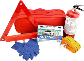 Набор автомобилиста Poputchik Универсальный 01-017-U красный