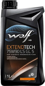 Трансмісійна олива Wolf ExtendTech LS GL-5 75W-90 напівсинтетична