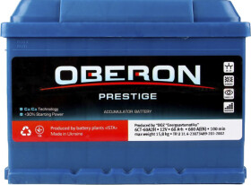 Аккумулятор Oberon 6 CT-60-L Prestige AKBLU1019