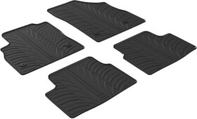 Комплект килимків GledRing GR0094 чорний