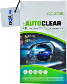 Пленка-антидождь на зеркала Optima Auto Clear 00000068958 150x100 мм
