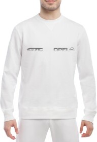 Свитшот мужской Globuspioner Opel GTC спереди класический рукав белый