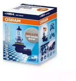 Автолампа Osram Super Bright Premium HB4 P22d 80 W прозрачная 69006SBP