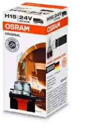 Автолампа Osram Original Line H15 PGJ23T-1 70 W 75 W прозрачная 64177