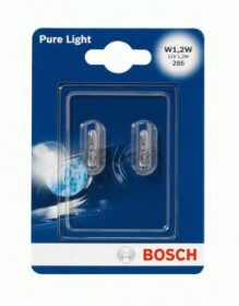 Автолампа Bosch Pure Light PY21W W2x4,6d 1,2 W прозора 1987301024