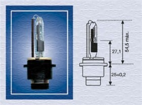 Автолампа Magneti Marelli D2R  PK32d-2 35 W прозрачная 002542100000